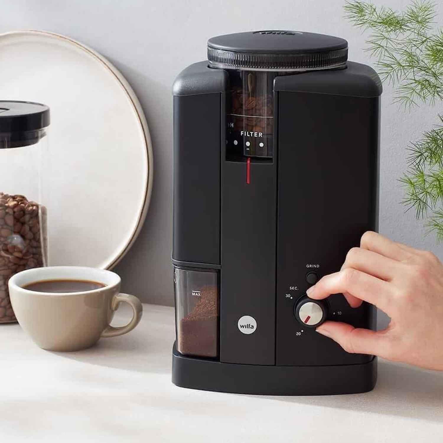 Wilfa Aroma Svart Konik Dişli Kahve Öğütücü, Wilfa, Kahve Değirmenleri