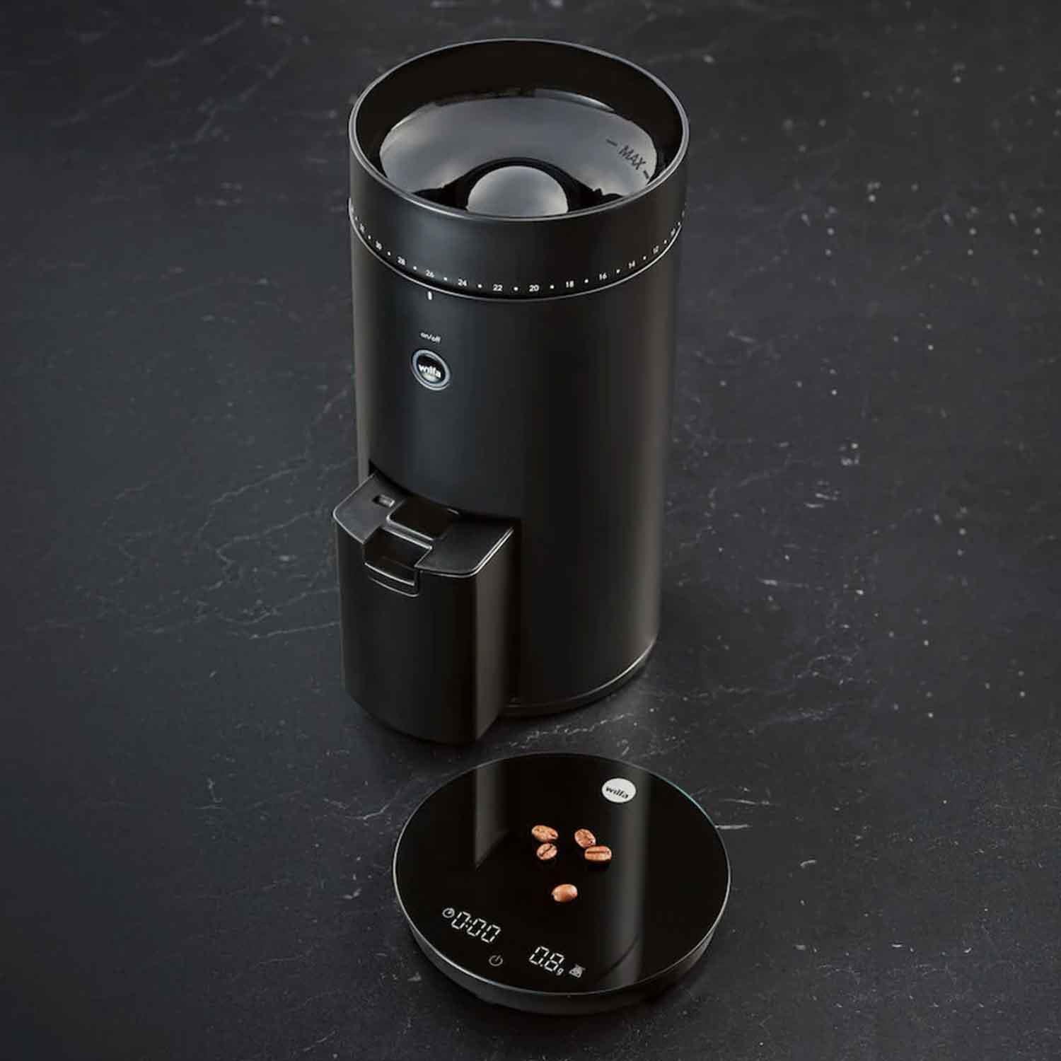 Wilfa Uniform Tartılı Kahve Öğütücü, 58mm Flat Dişli, Siyah, Wilfa, Kahve Değirmenleri
