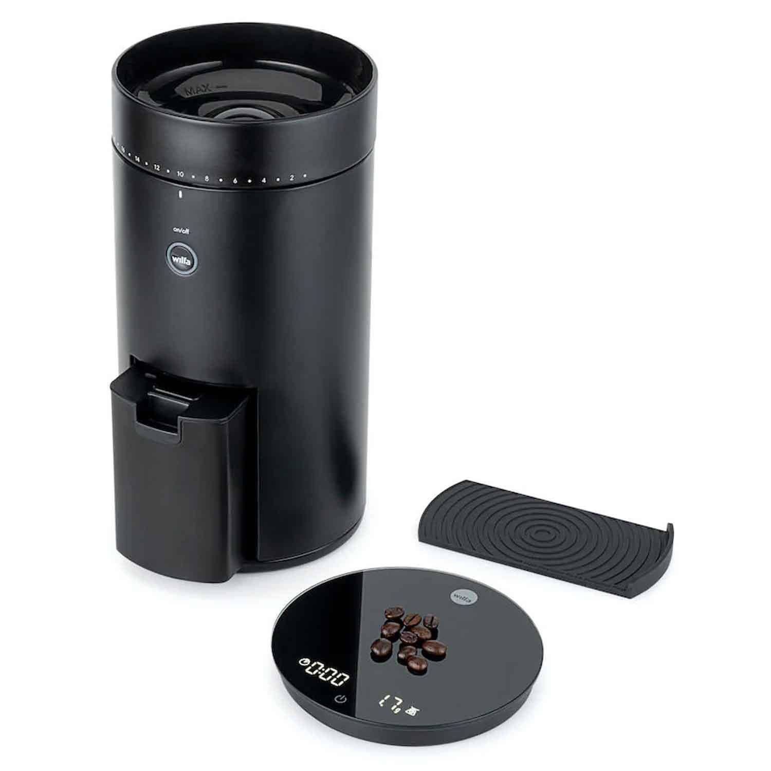 Wilfa Uniform Tartılı Kahve Öğütücü, 58mm Flat Dişli, Siyah, Wilfa, Kahve Değirmenleri