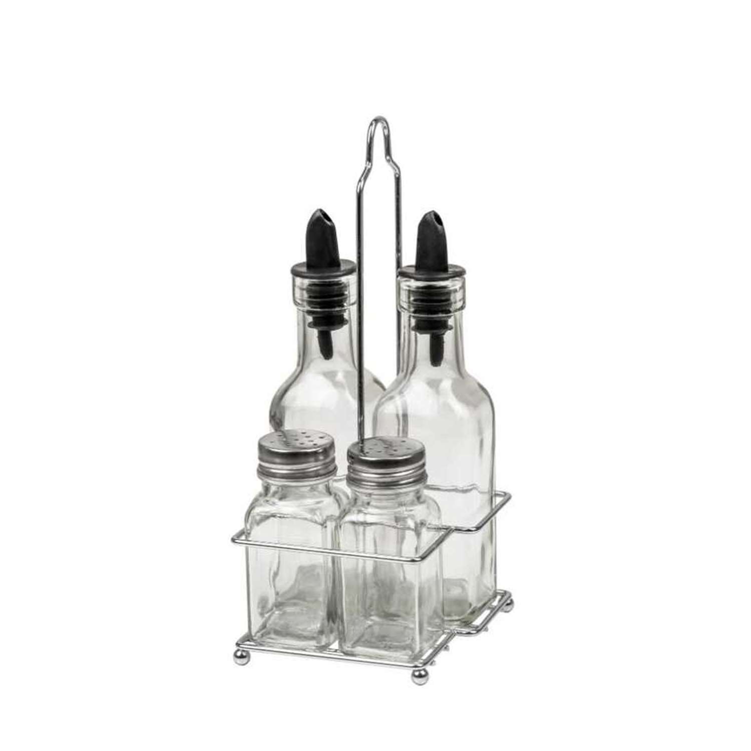 Yasemin Yağlık Sirkelik Tuzluk, 4'Lü Set, 200 ml, EPİNOX, Yağlık Sirkelik ve Sosluklar