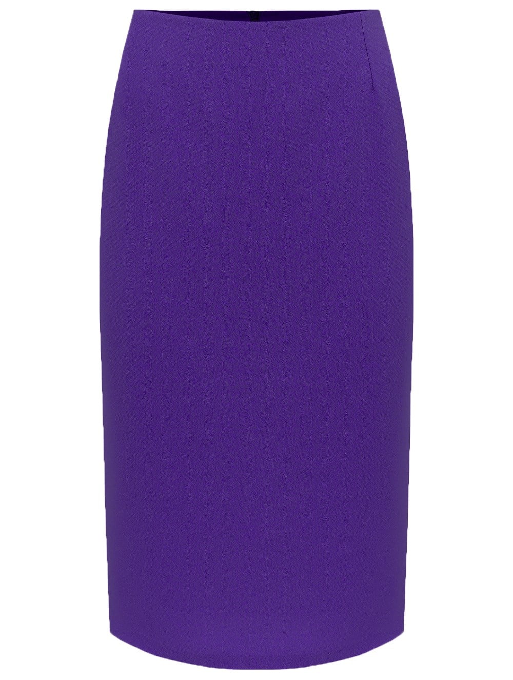 Crepe Pencil Skirt in Light Purple Colour