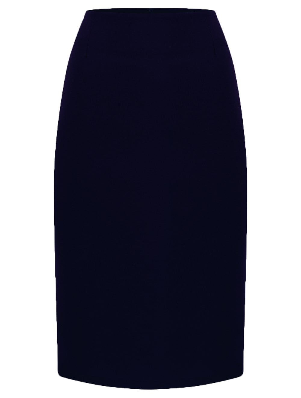 Crepe Pencil Skirt in Navy Colour