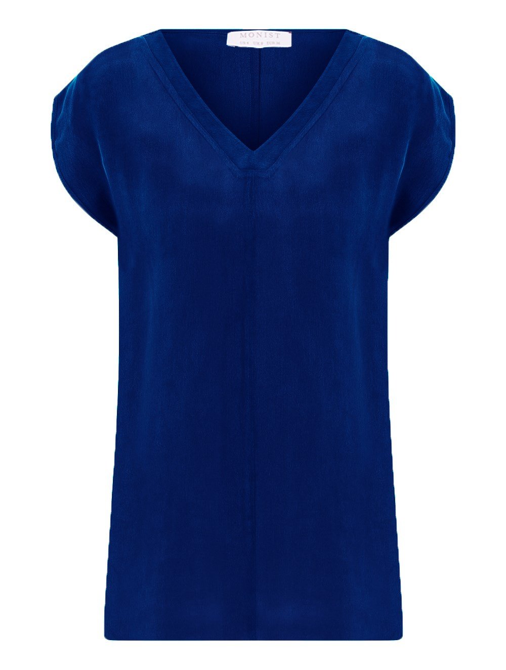 Drop Shoulder Blouse in Blue Colour