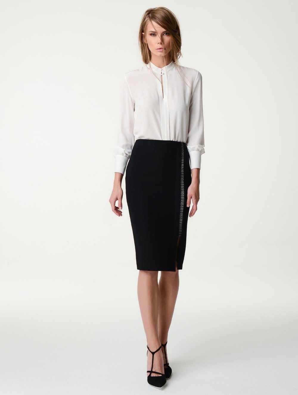 Gorgeous Silk Blouse in White Colour
