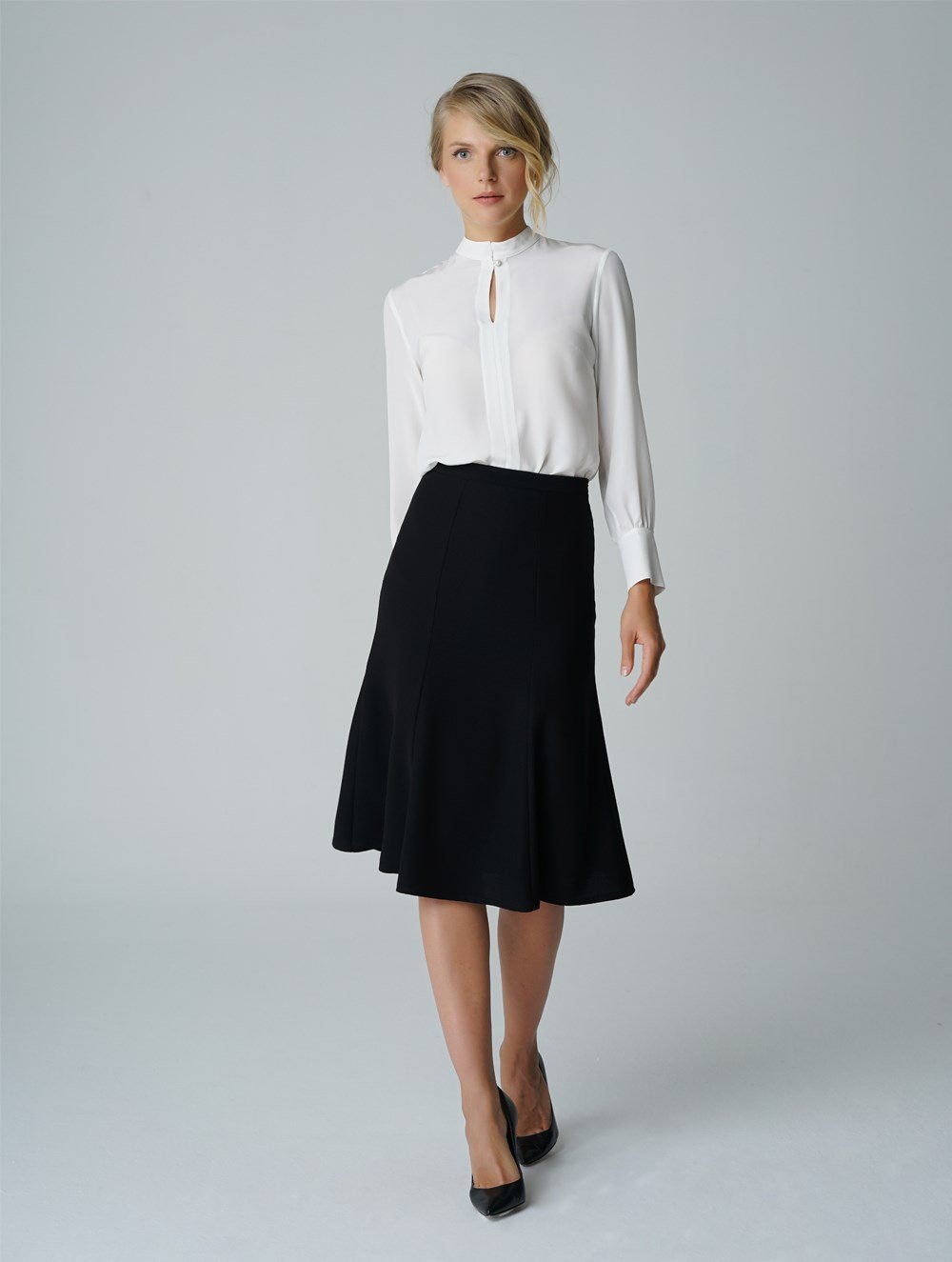 Gorgeous Silk Blouse in White Colour