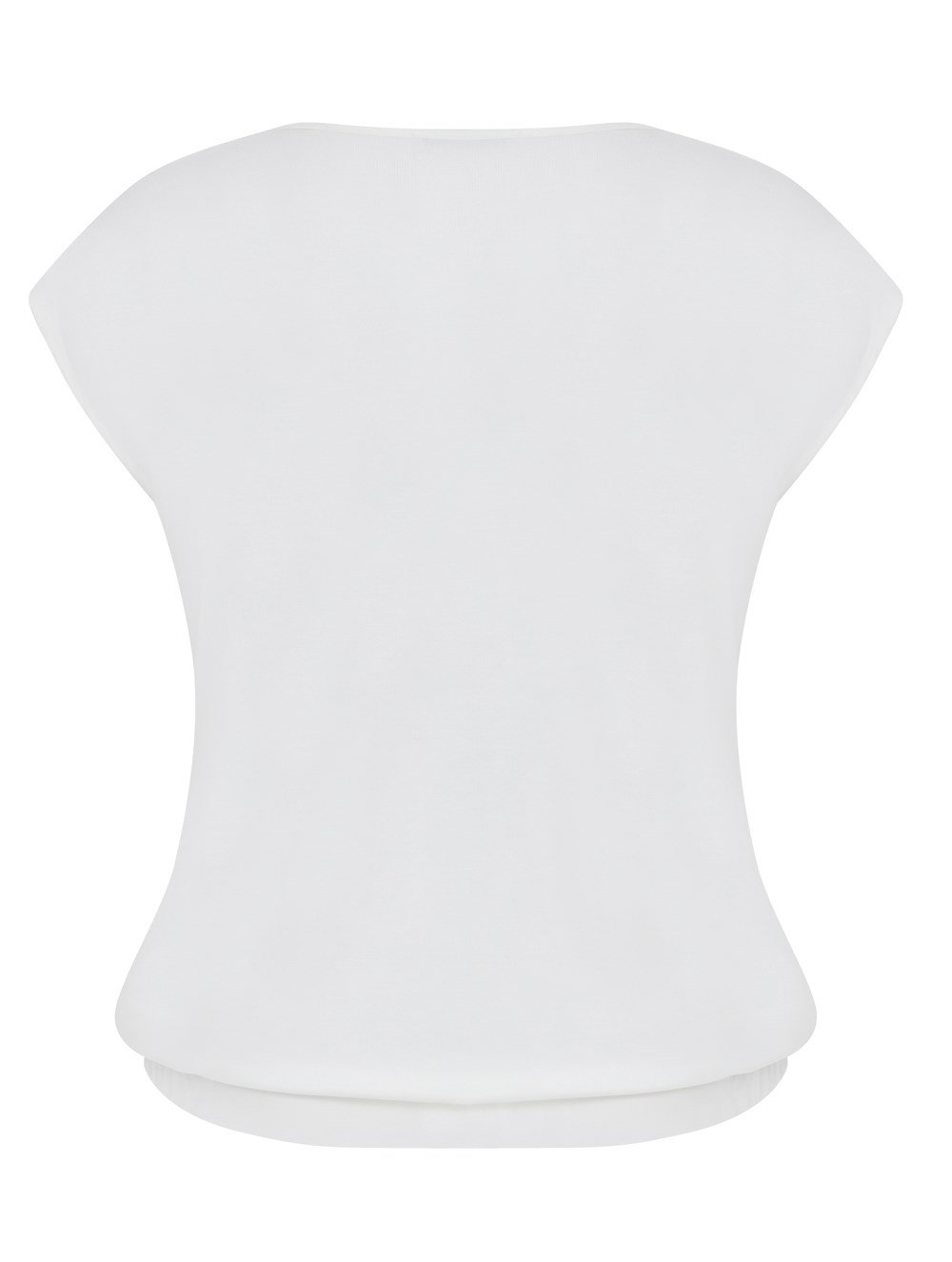 New Generation Drop Shoulder Blouse in White Colour