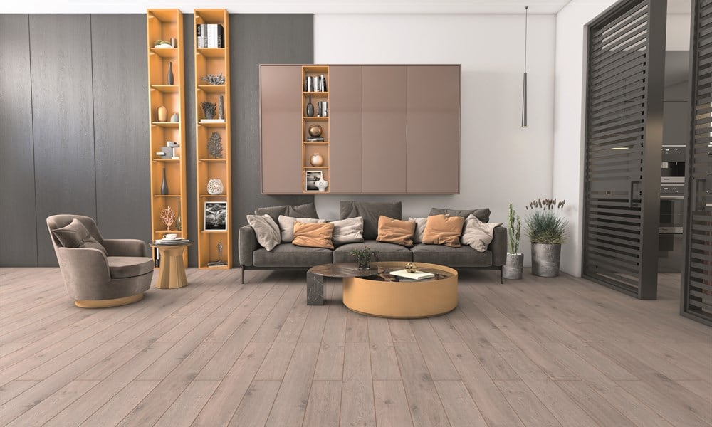 Floorpan Natural Derzli Laminat Parke 10mm Dibek Meşe