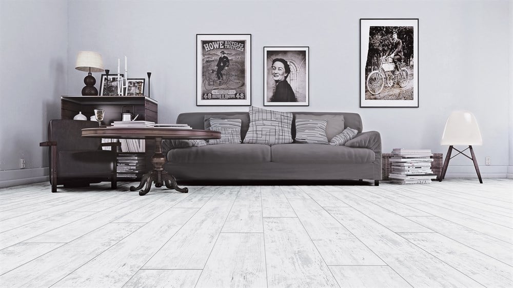 Floorpan Natural Derzli Laminat Parke 10mm Antik Beyaz