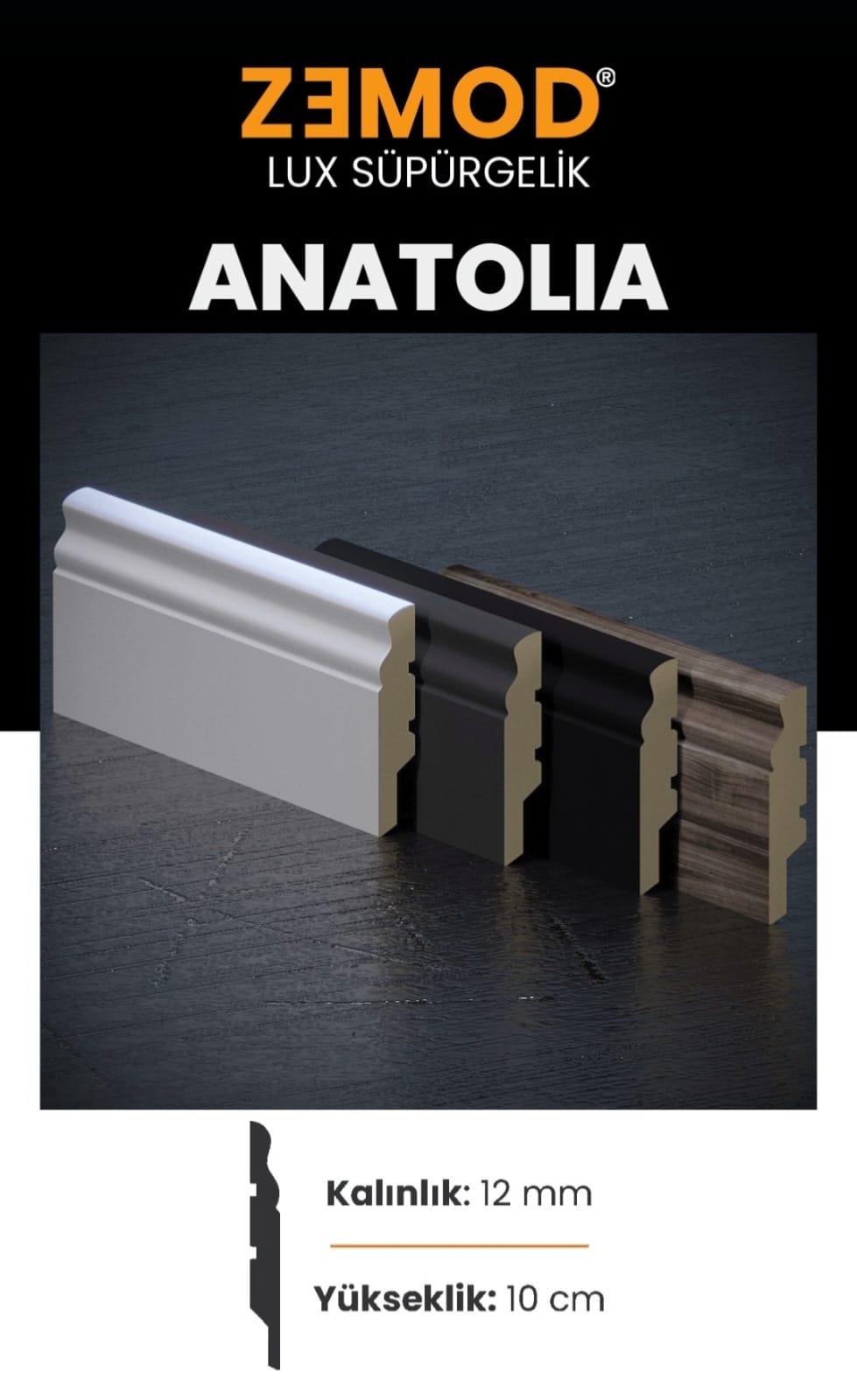 Zemod 10cm Anatolia Pvc Süpürgelik