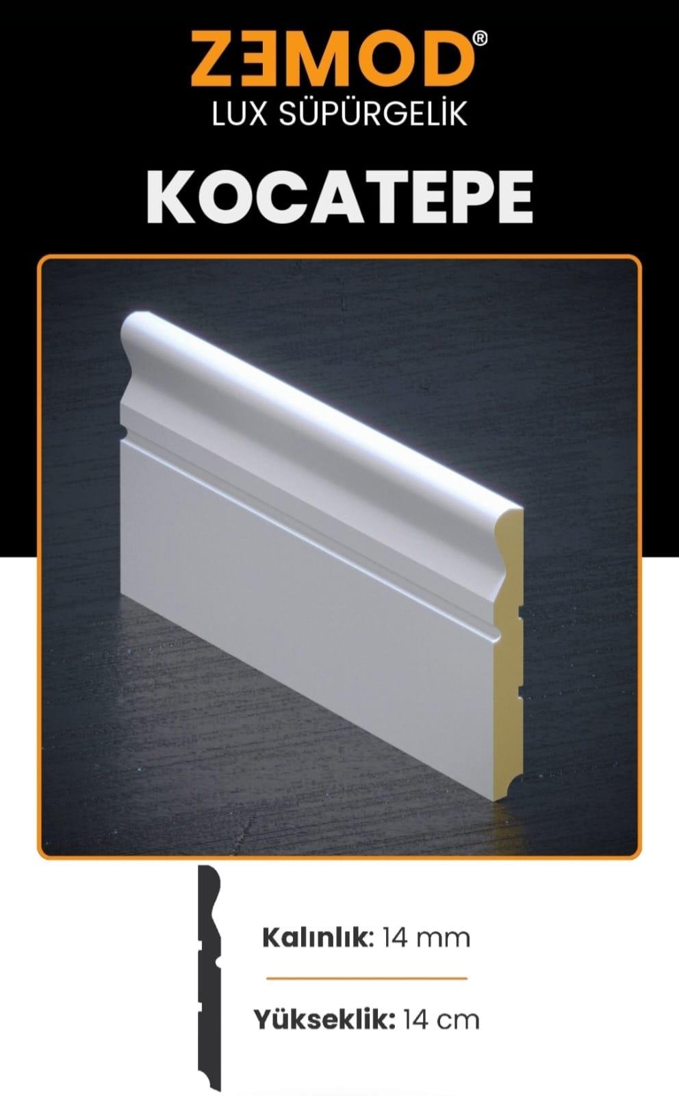 Zemod 14cm Kocatepe Pvc Süpürgelik