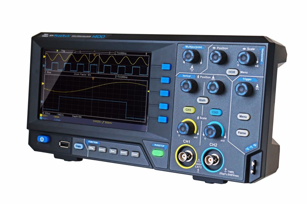  P1400 Dijital Osiloskop 5 MHz / 2CH, 100 MS/s 