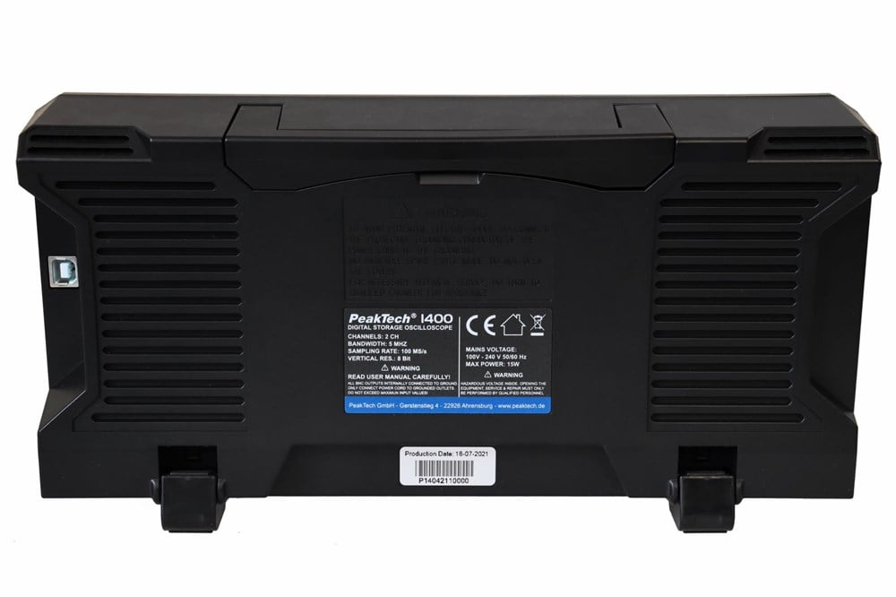  P1400 Dijital Osiloskop 5 MHz / 2CH, 100 MS/s 