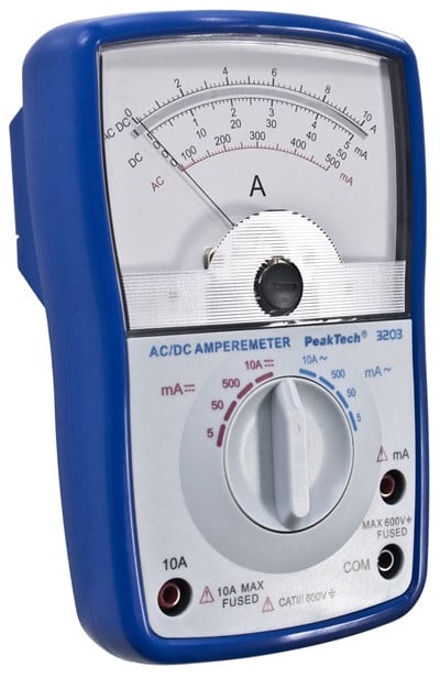 P3203 Analog Ampermetre 10 A AC/DC