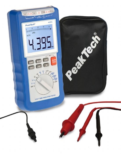 P4395 İzolasyon Megeri 250/500/1000 V; 4.000 MΩ