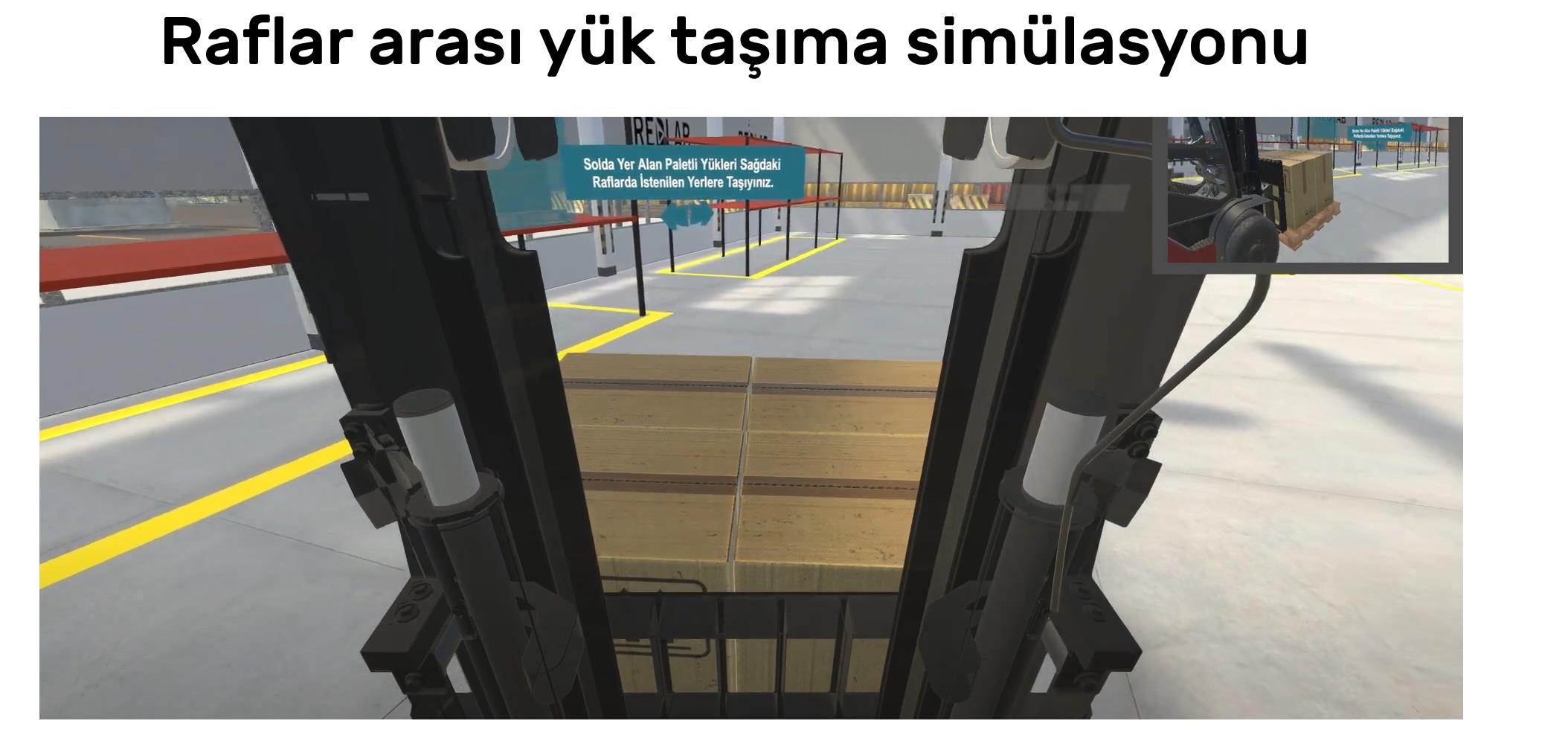 COK-FS100 Forklift Simülatör