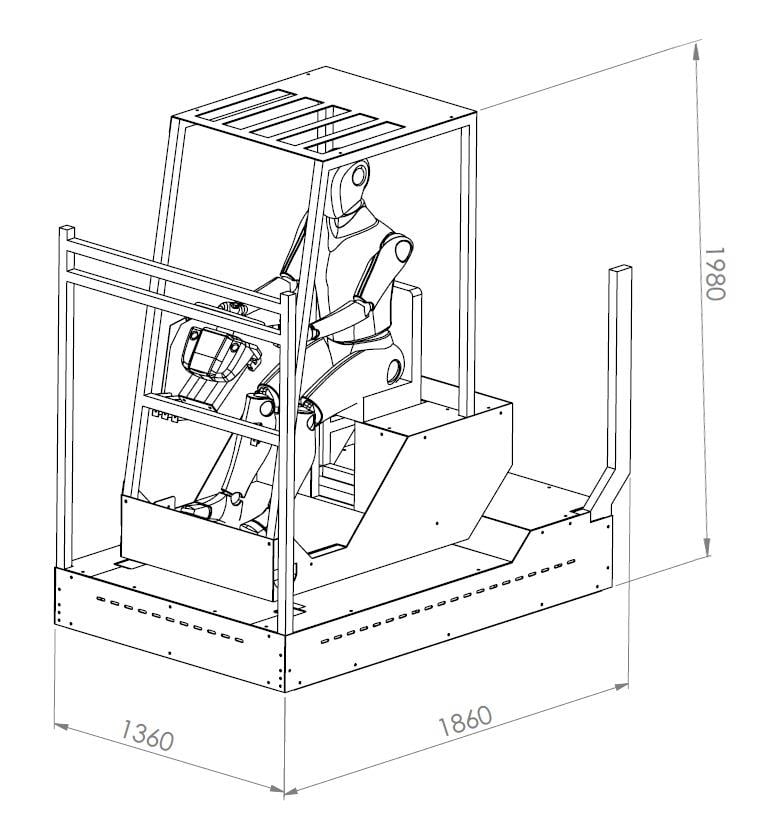 COK-FS100 Forklift Simülatör