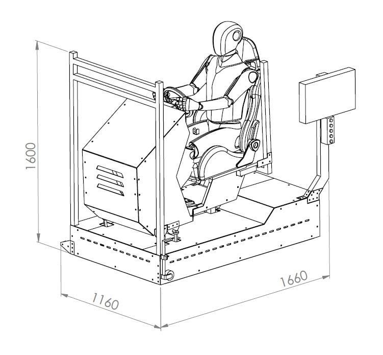 COK-SS100 Sürüş Simülatör