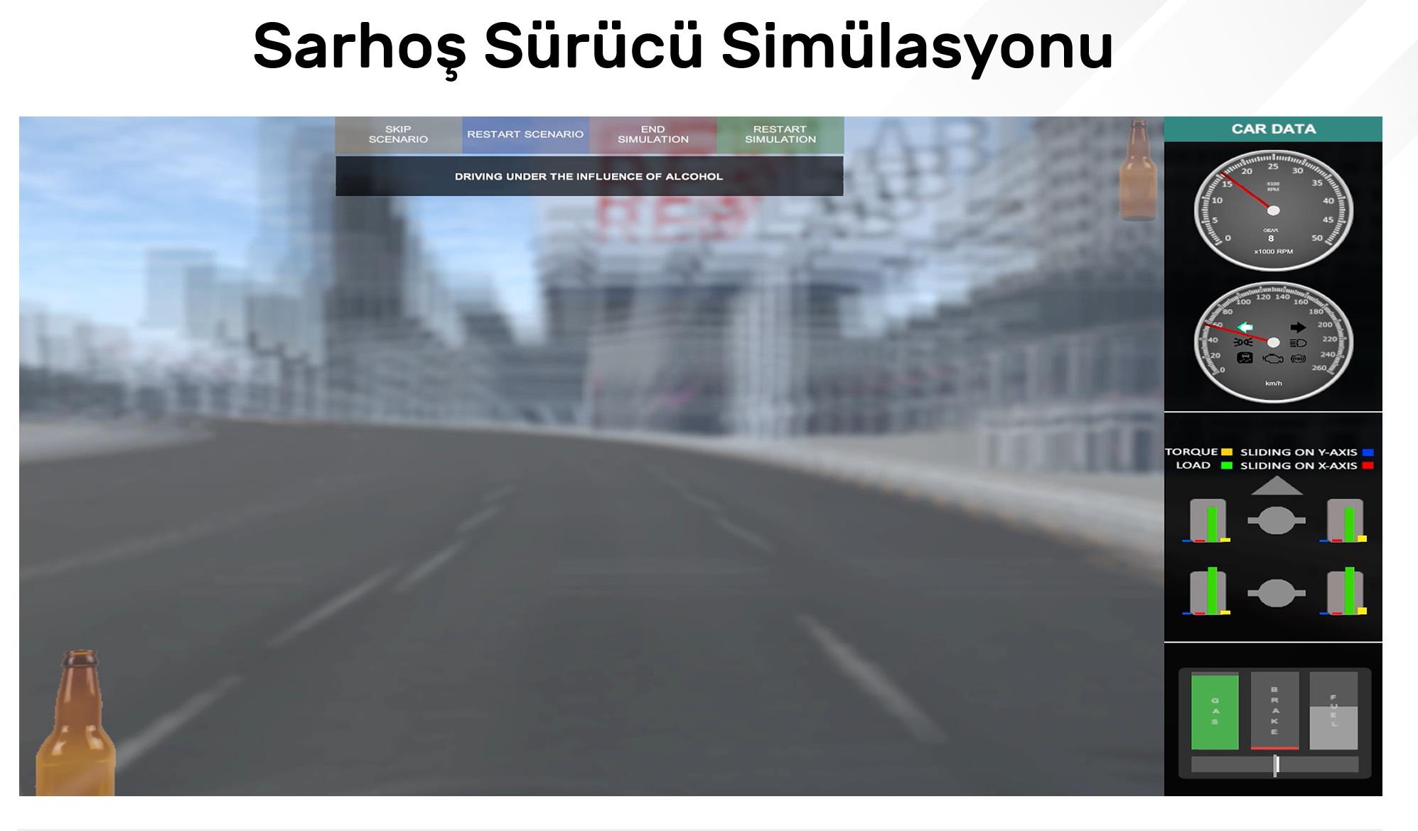 COK-SS100 Sürüş Simülatör