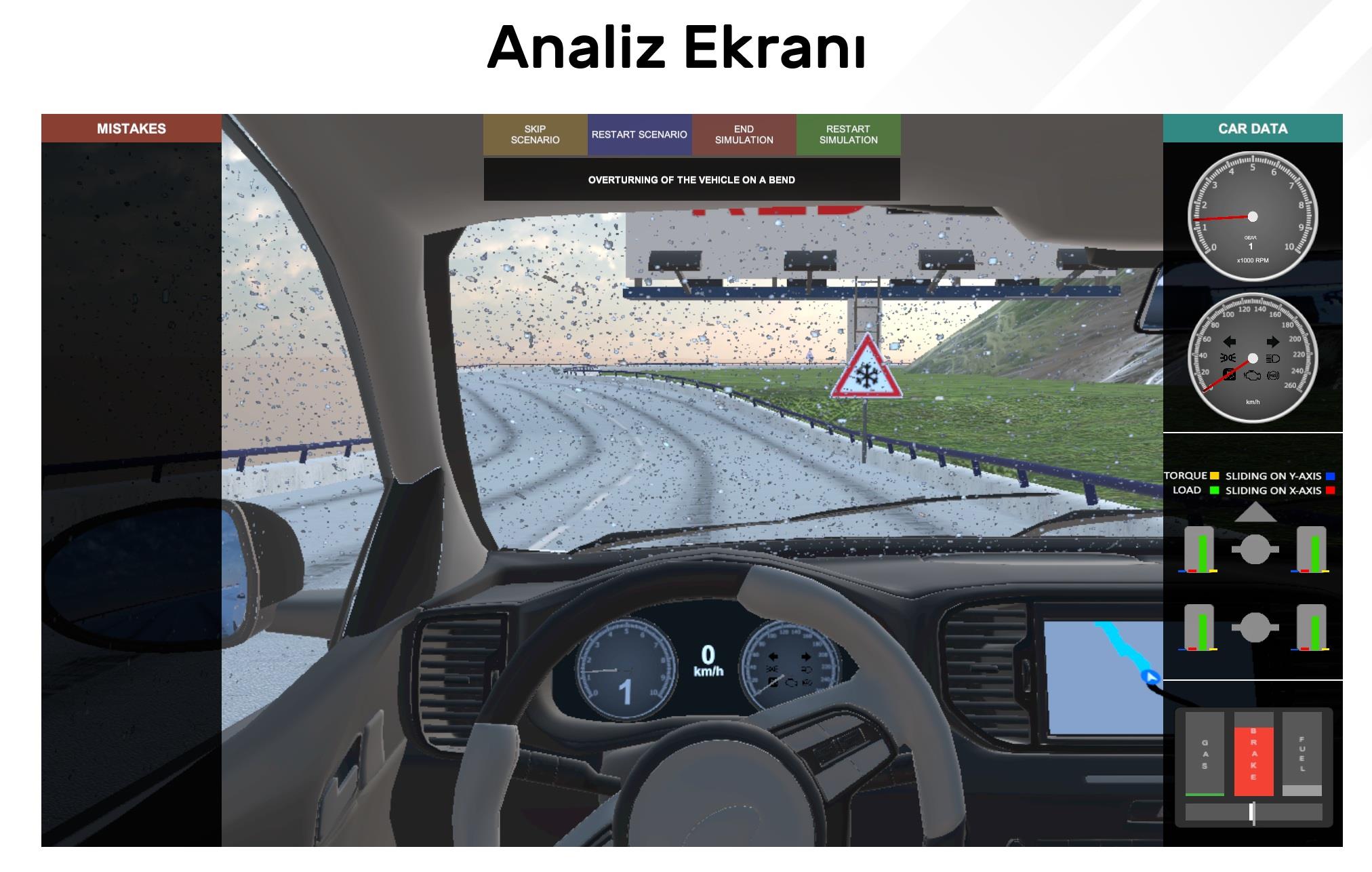 COK-SS100 Sürüş Simülatör