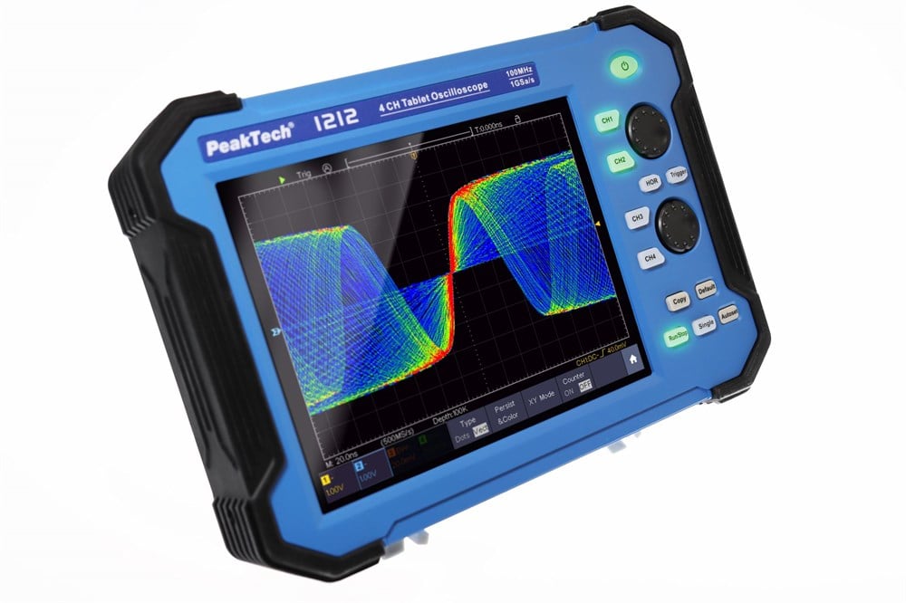 P1212 Tablet Osiloskop 100 MHz / 4 CH, 1 GS/s