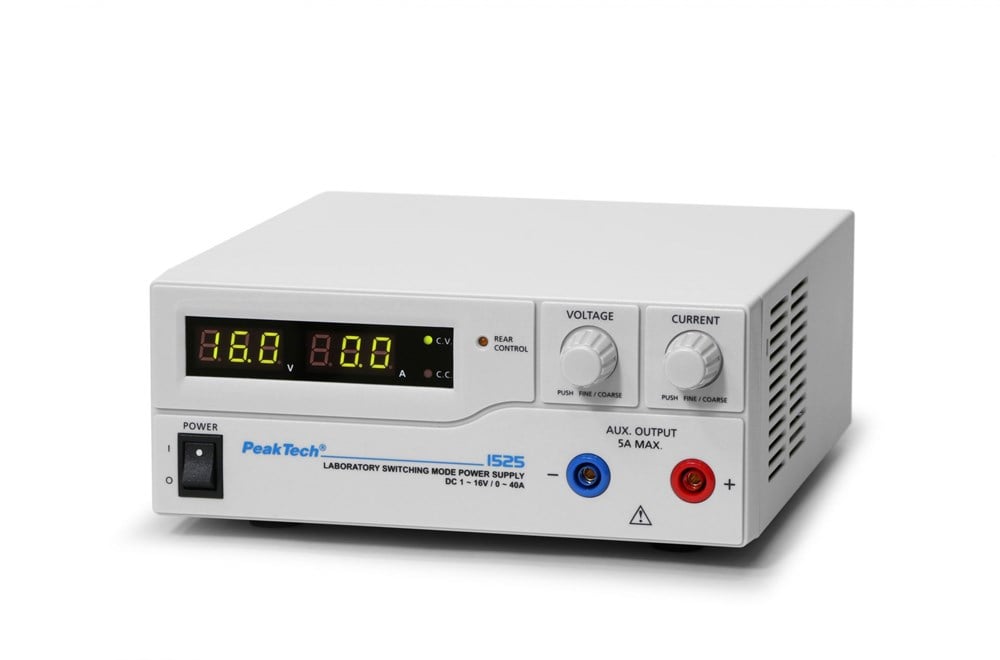 P1525 Switch Modlu Güç Kaynağı DC 1 - 16 V / 0 - 40 A
