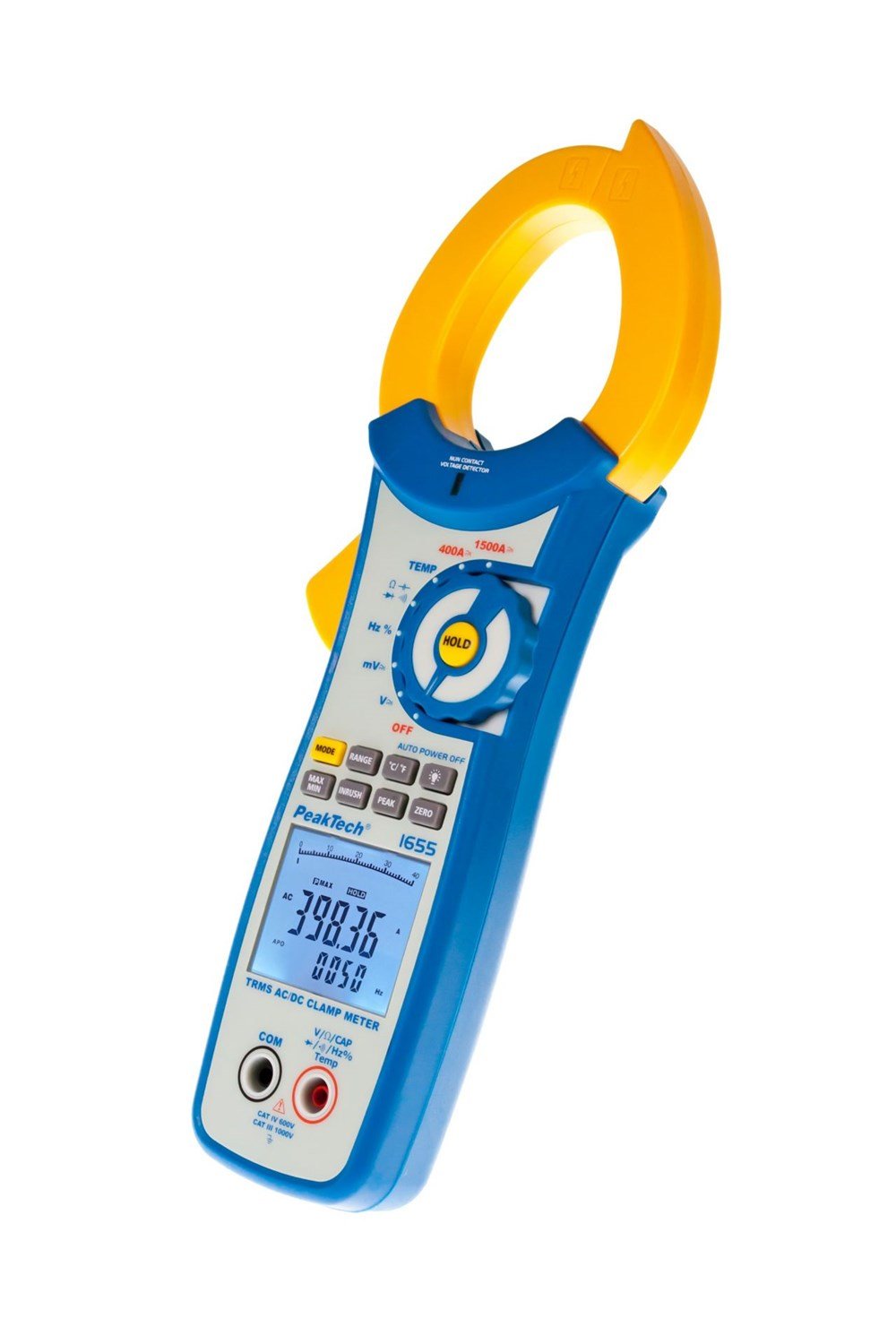 P1655 Dijital Pensampermetre 40,000 sayım 1500 A ~ AC/DC True RMS