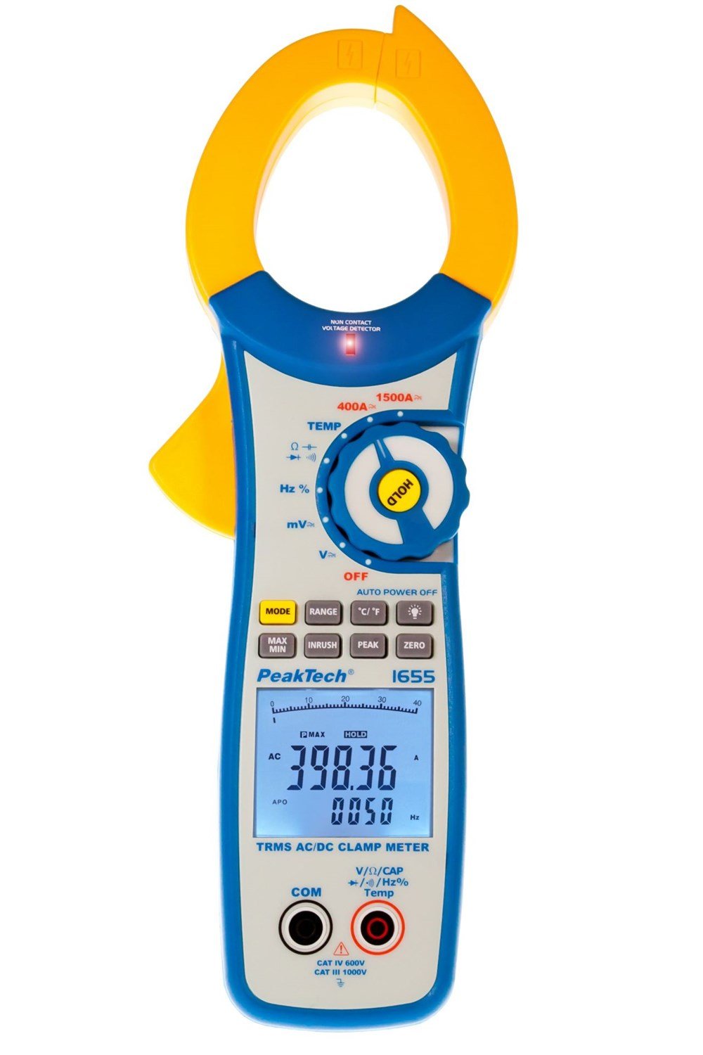 P1655 Dijital Pensampermetre 40,000 sayım 1500 A ~ AC/DC True RMS