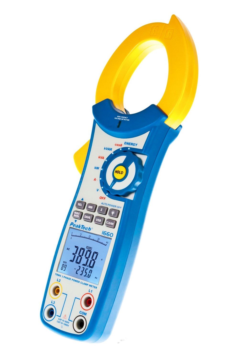 P1660 Güç Ölçer Pensampermetre AC 