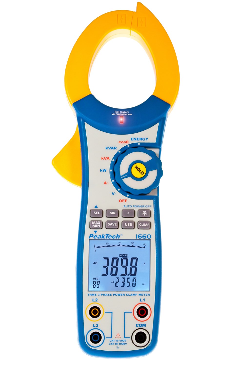 P1660 Güç Ölçer Pensampermetre AC 