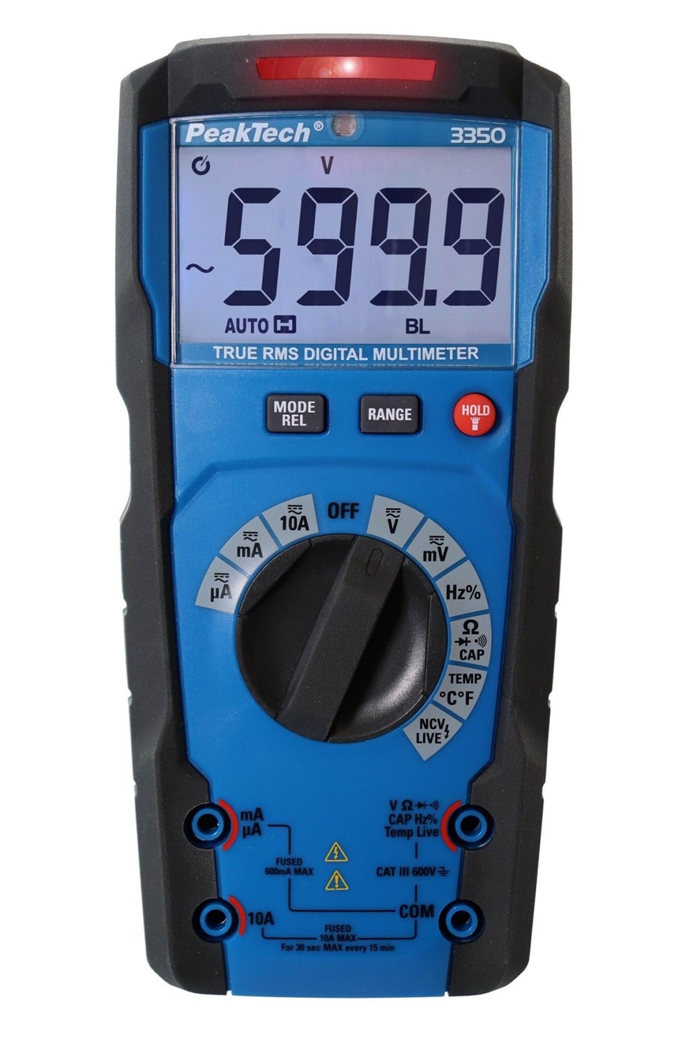 P3350 Dijital Multimetre 6.000 Sayım~600V AC/DC~10A 