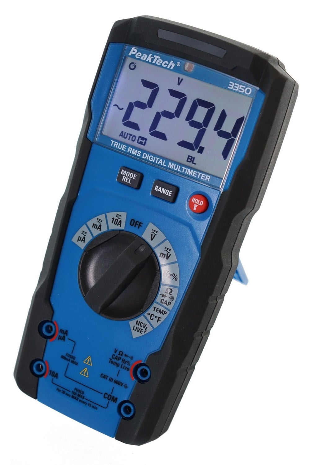 P3350 Dijital Multimetre 6.000 Sayım~600V AC/DC~10A 