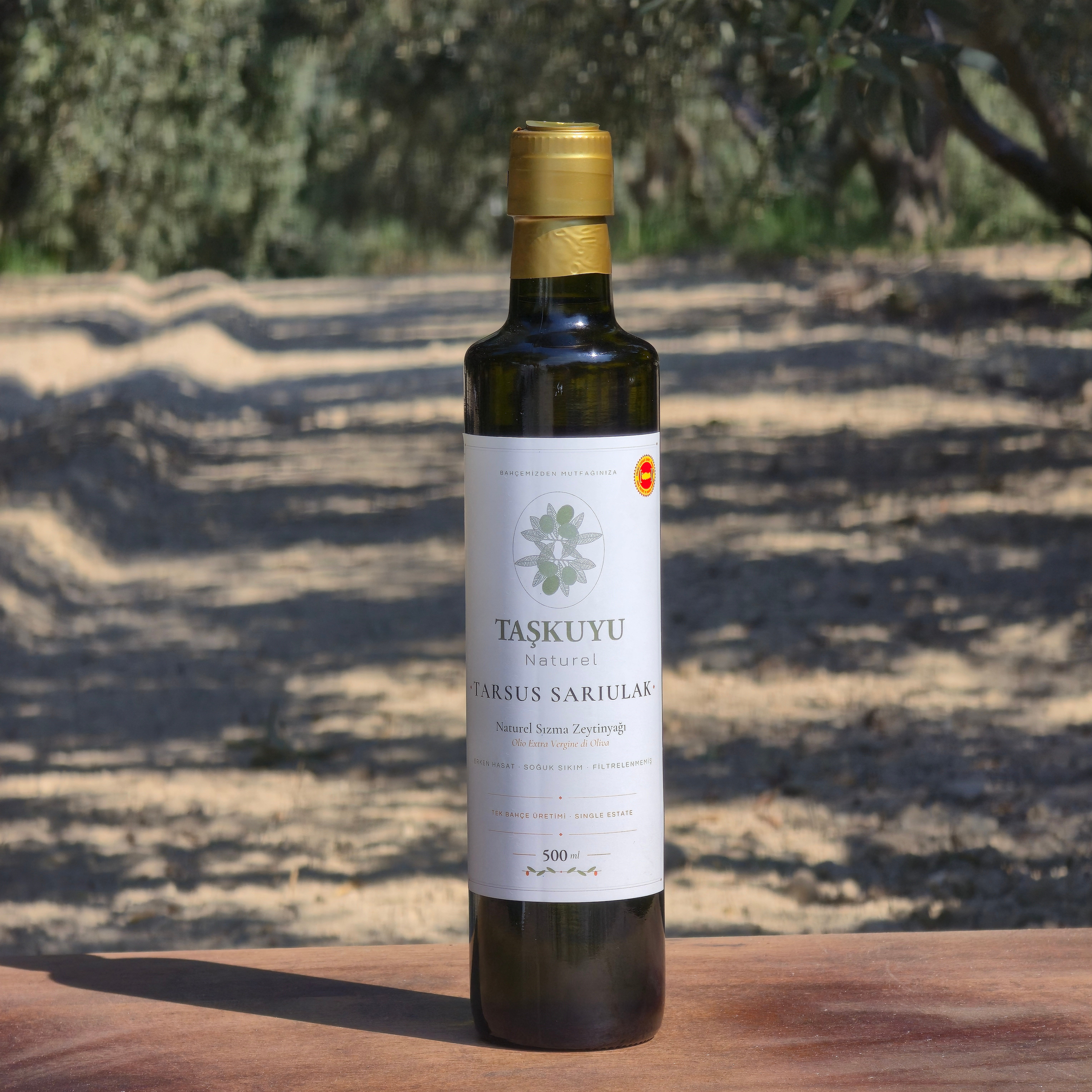 TARSUS SARI ULAK (TAŞKUYU) NATUREL SIZMA ZEYTİNYAĞI - 500 ML
