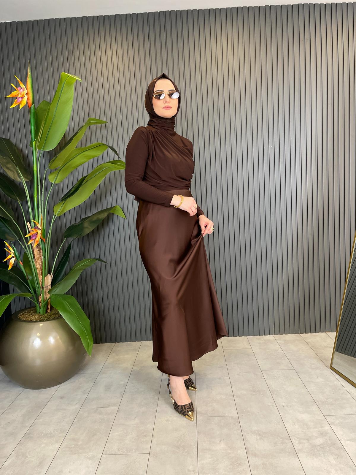 BluzLÜX SANNDY DRAPELİ BLUZ