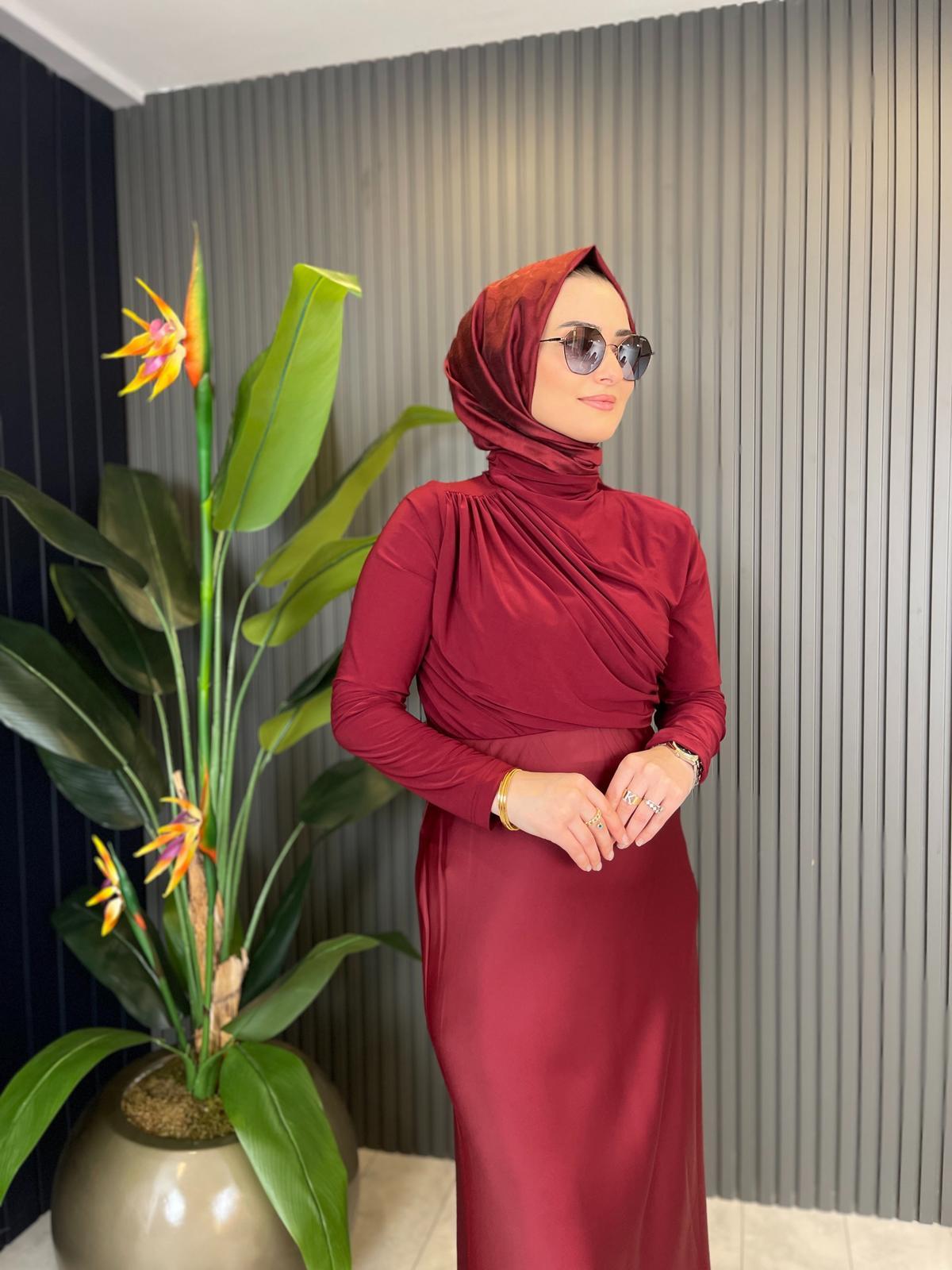 BluzLÜX SANNDY DRAPELİ BLUZ