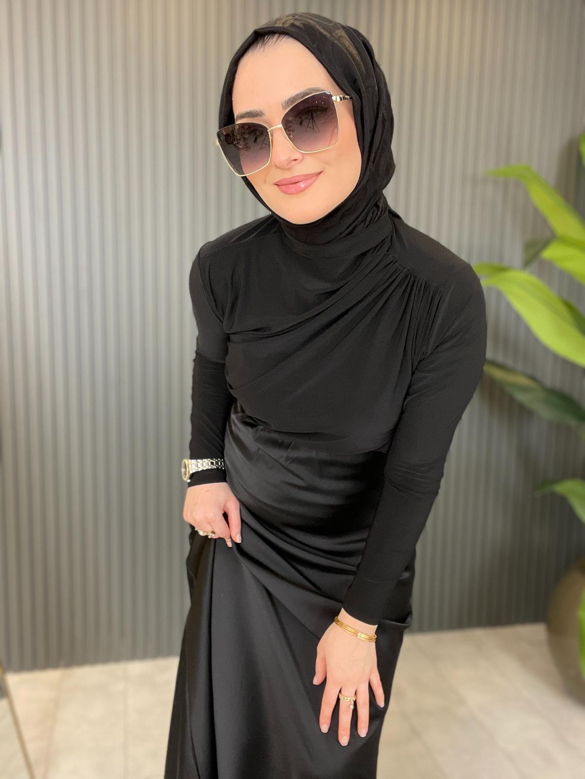 BluzLÜX SANNDY DRAPELİ BLUZ