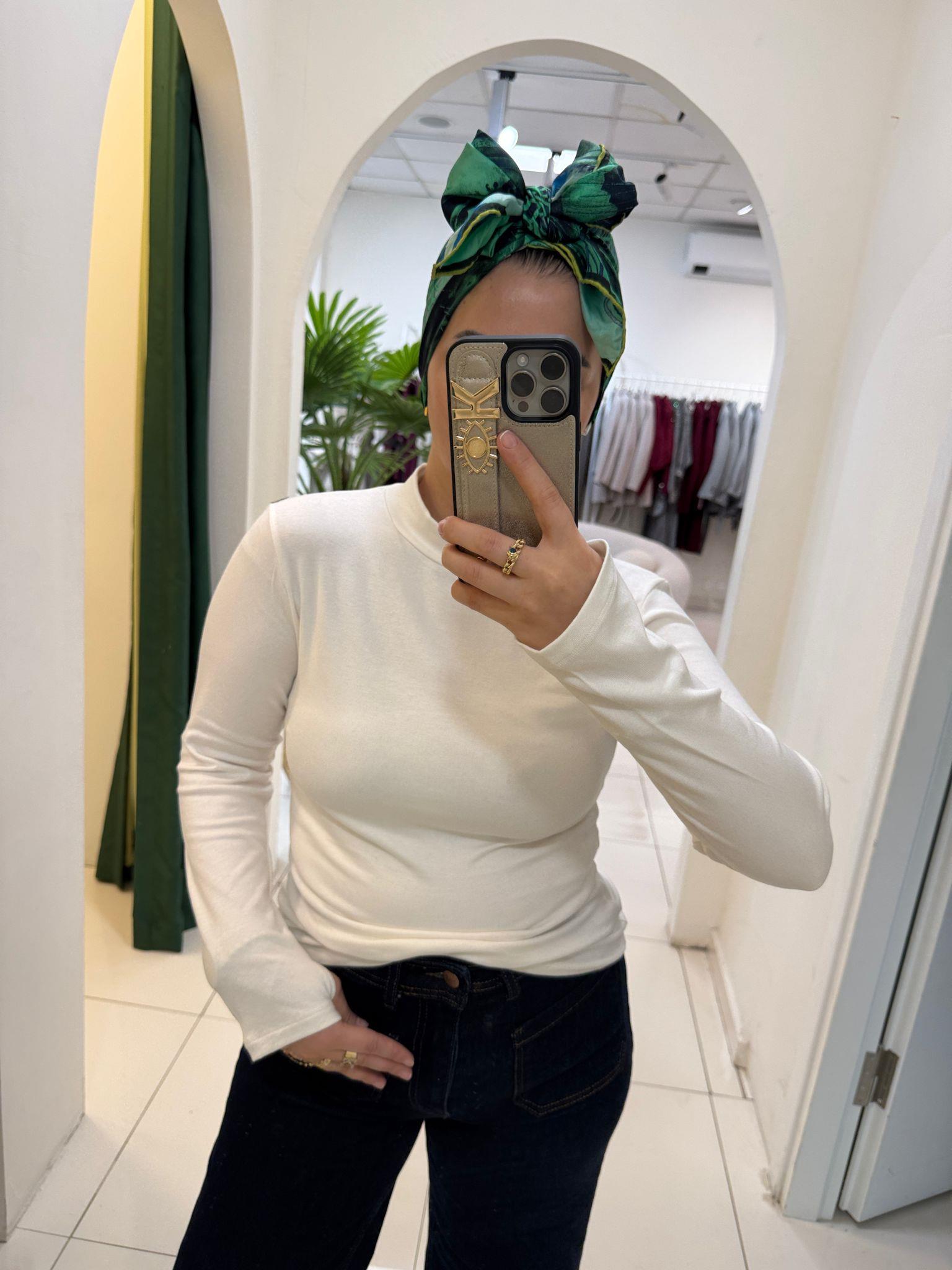 BluzPARMAK GEÇMELİ BODY 