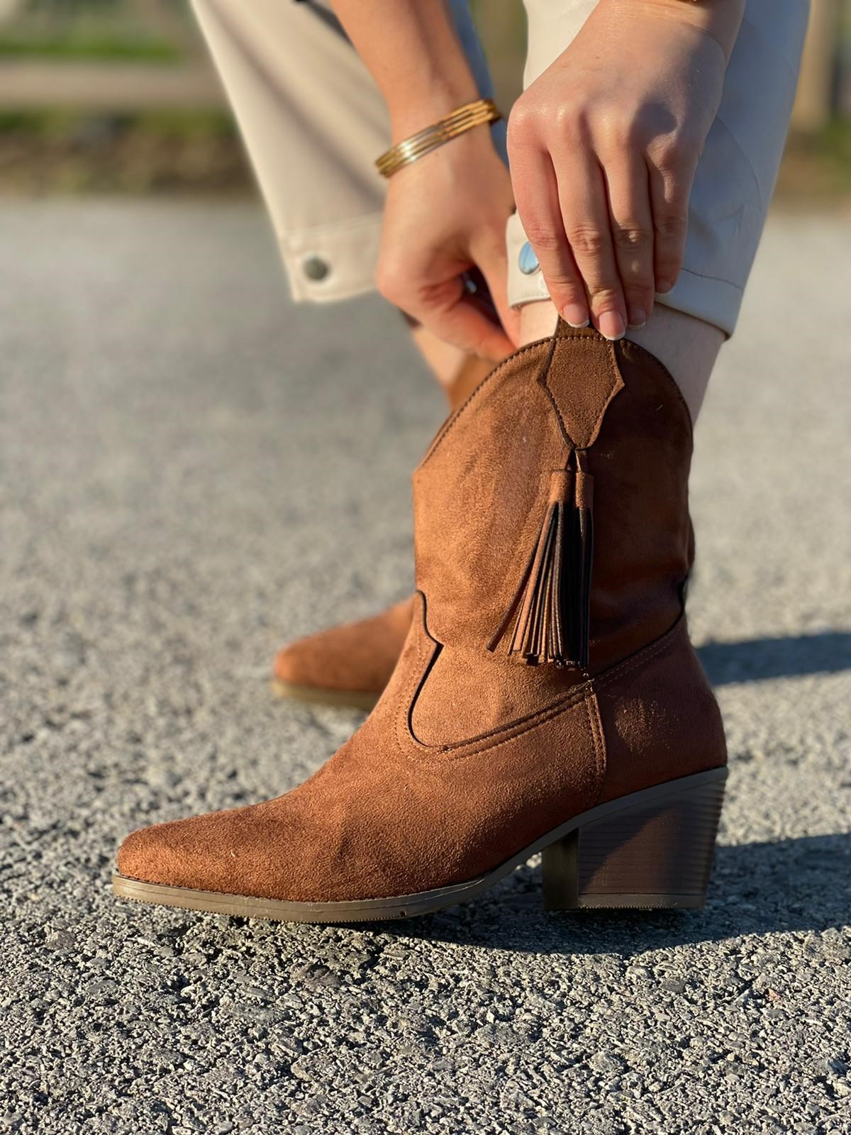 BotNONWOVENTopuklu Taba Western Bot