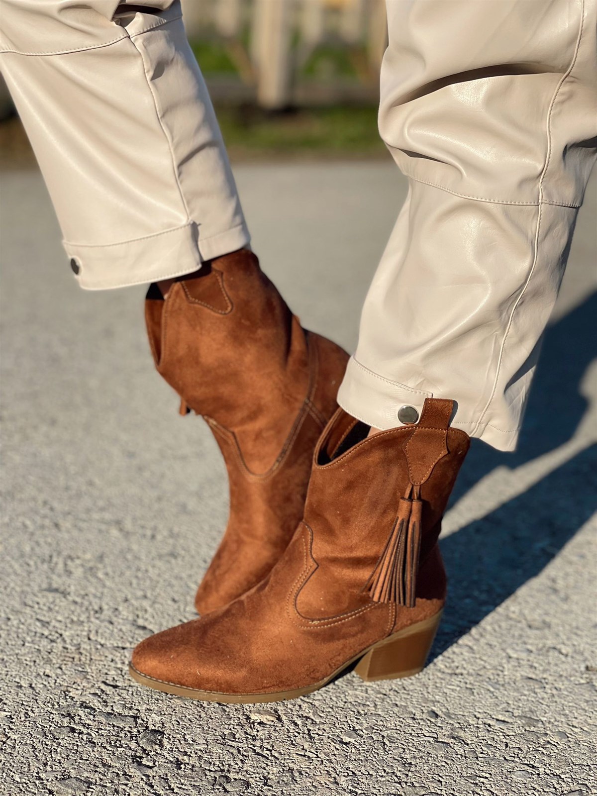 BotNONWOVENTopuklu Taba Western Bot