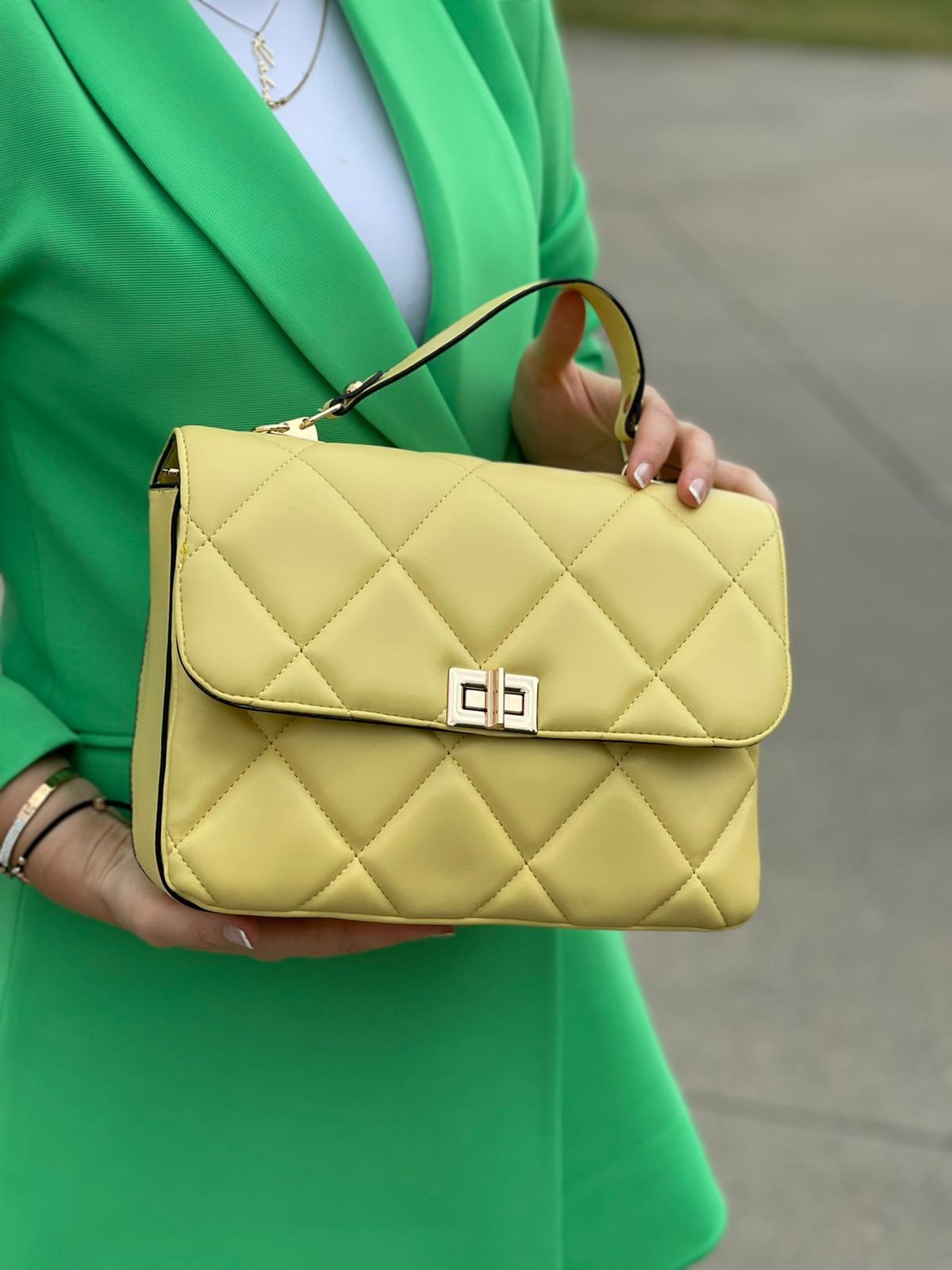 ÇANTANONWOVENKare Form Dikişli Çanta