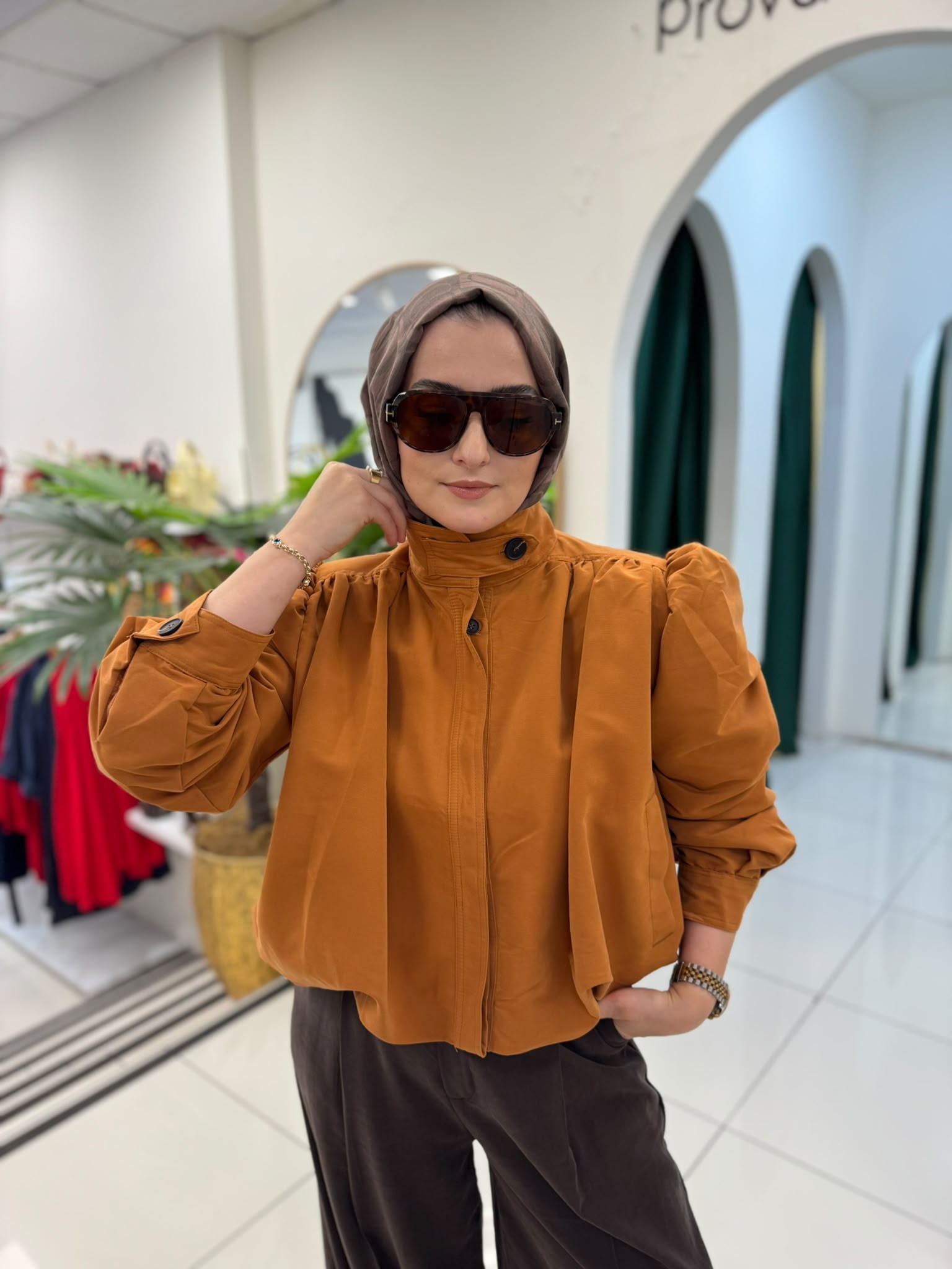 CeketDİK YAKA ORANJ CEKET