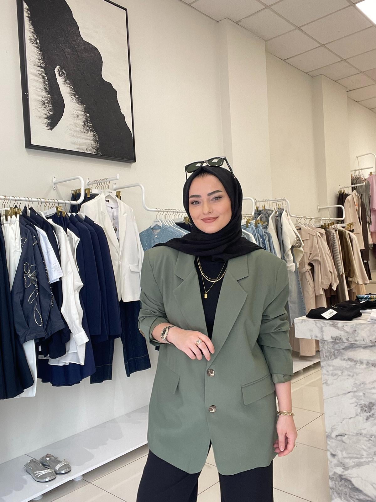 CeketOVERSİZE DÜĞMELİ BLAZER CEKET 