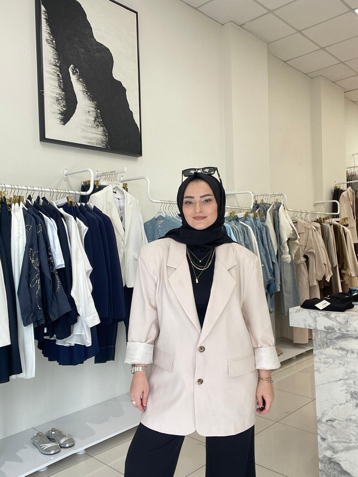 CeketOVERSİZE DÜĞMELİ BLAZER CEKET 