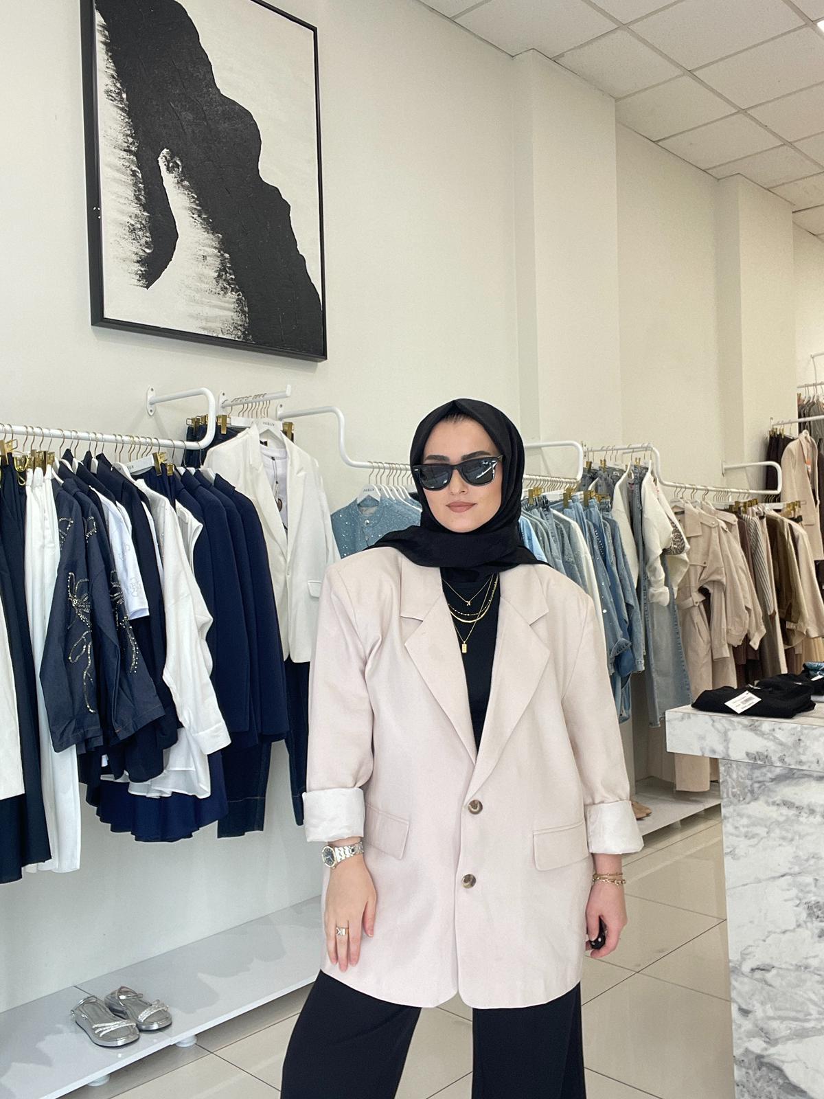 CeketOVERSİZE DÜĞMELİ BLAZER CEKET 