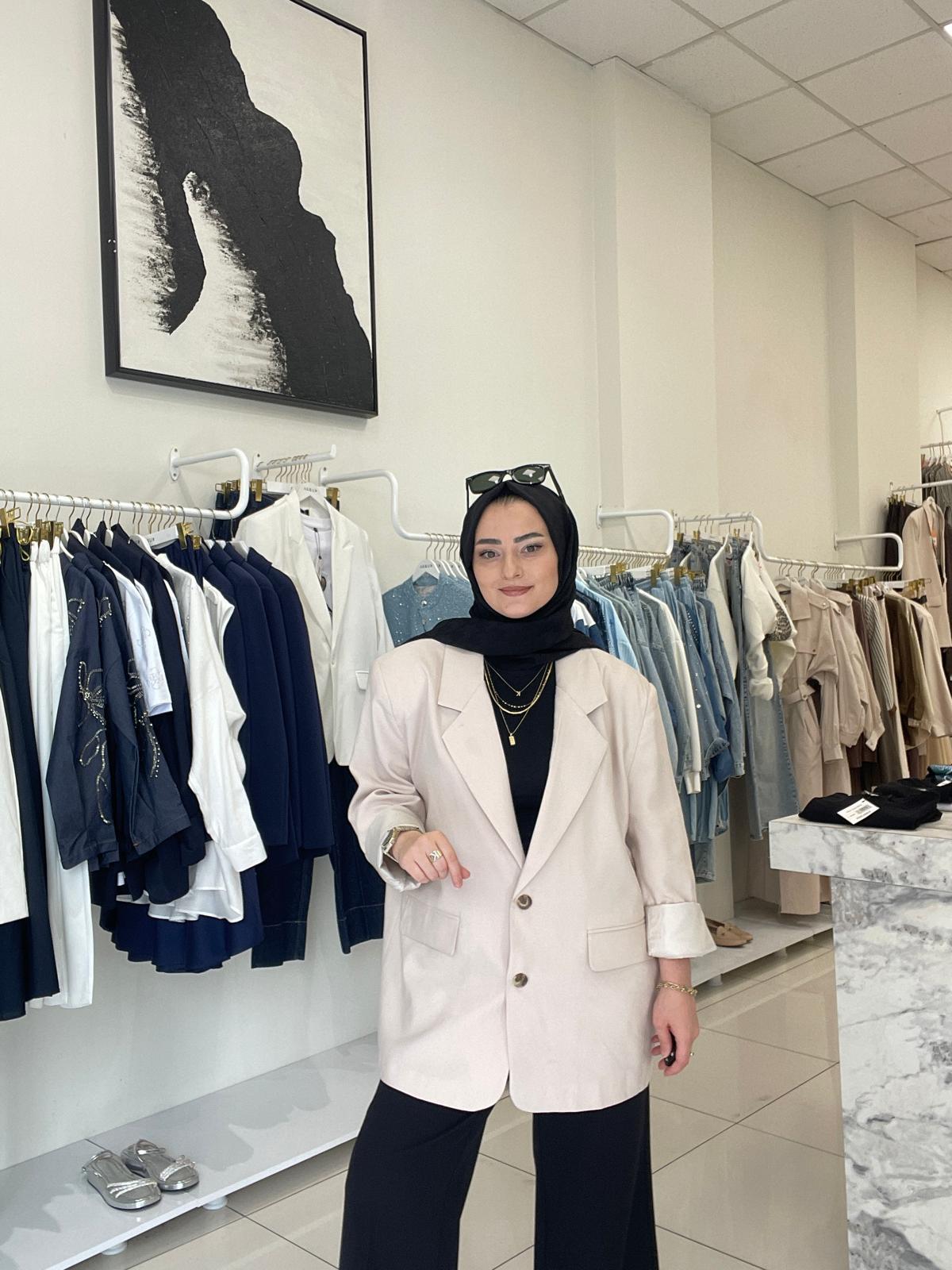 CeketOVERSİZE DÜĞMELİ BLAZER CEKET 