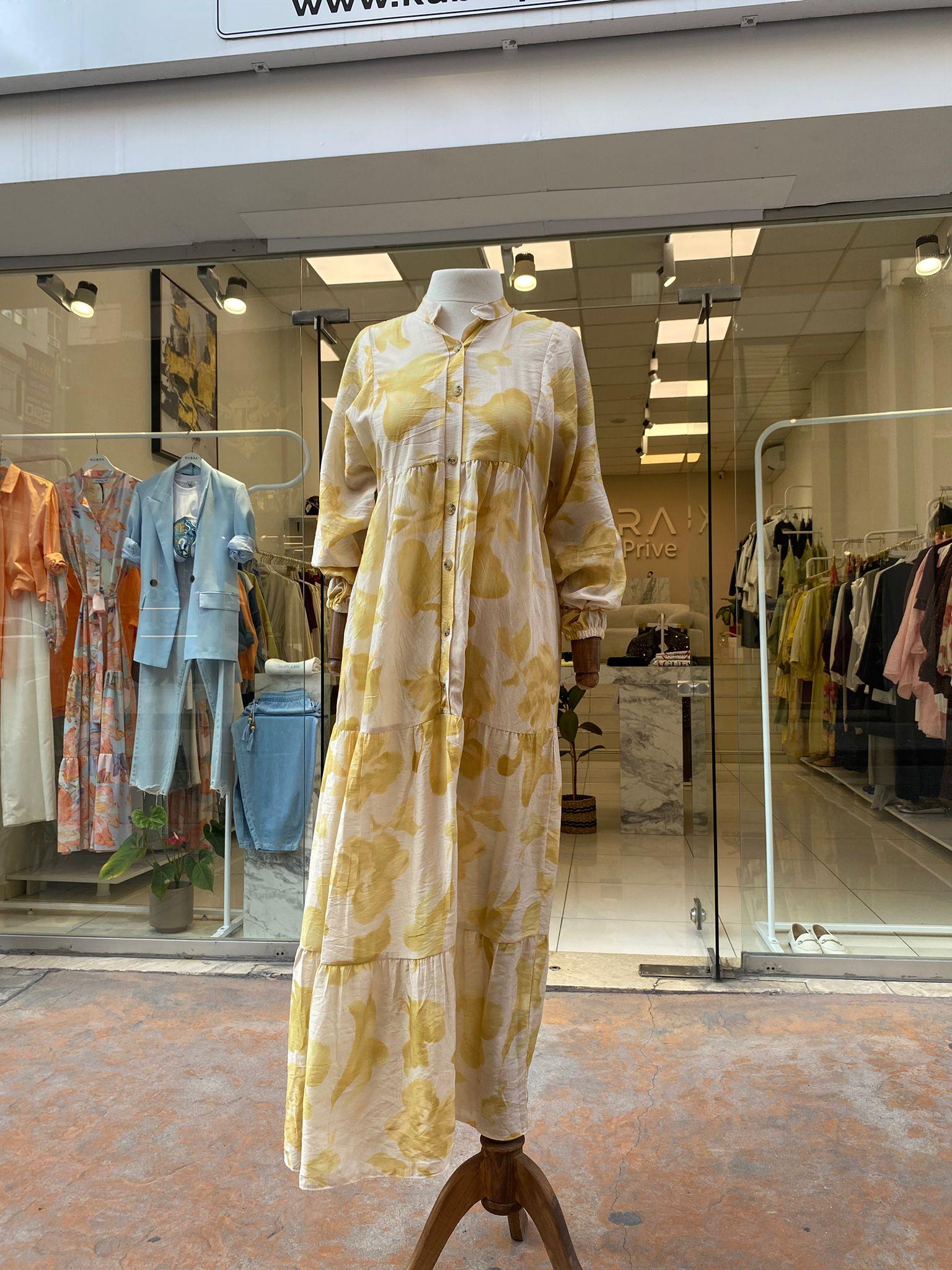 ELBİSEDESENLİ GÖMLEK ELBİSE