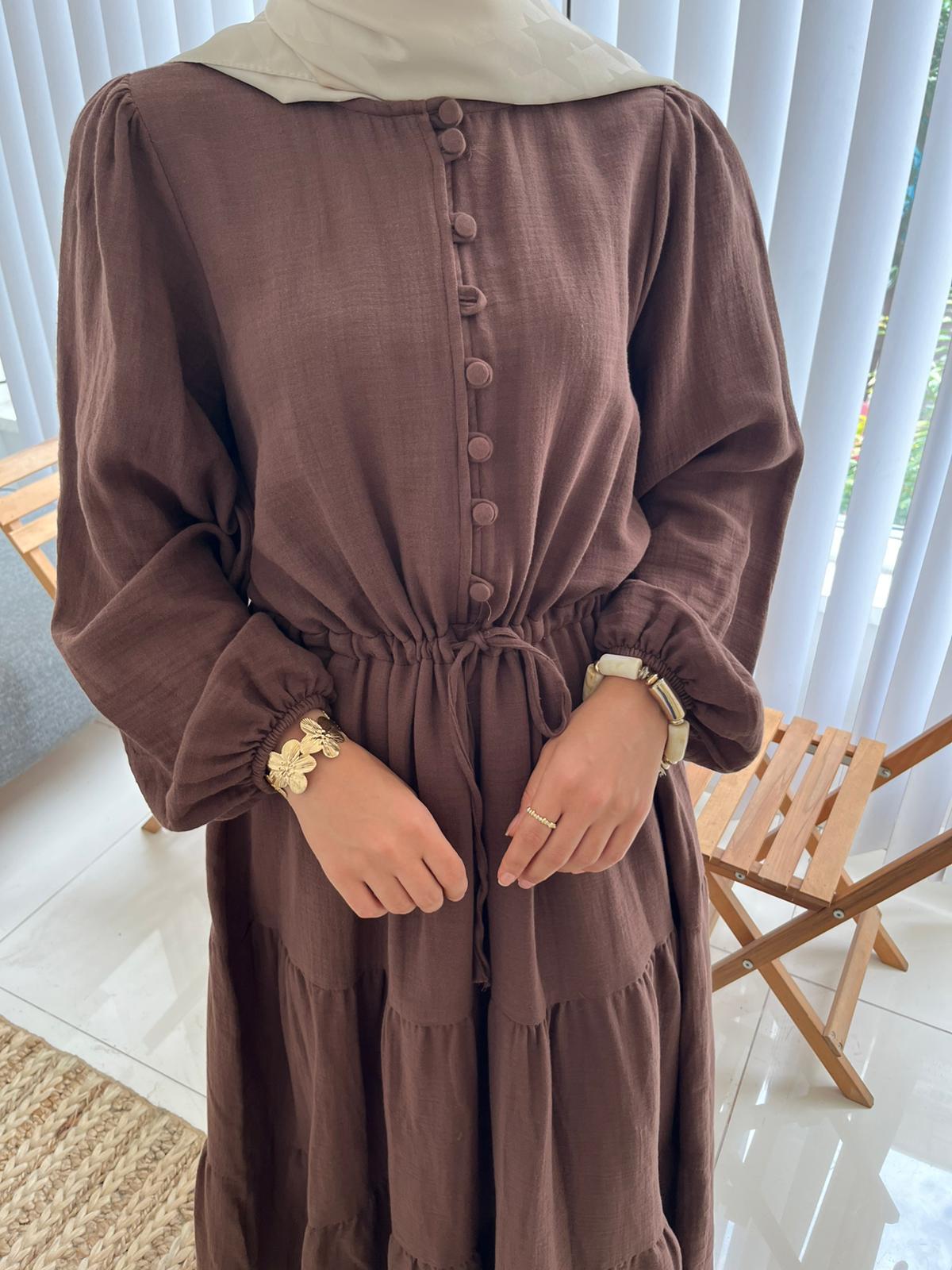 ELBİSEMÜSLİN GÖMLEK ELBİSE 