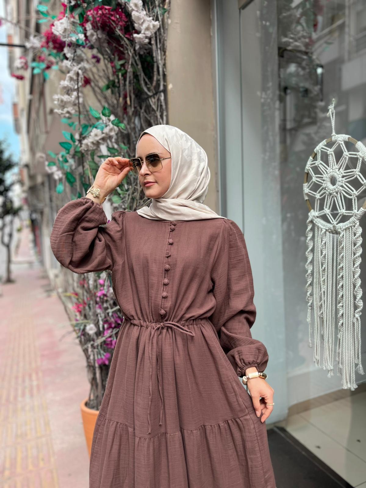 ELBİSEMÜSLİN GÖMLEK ELBİSE 