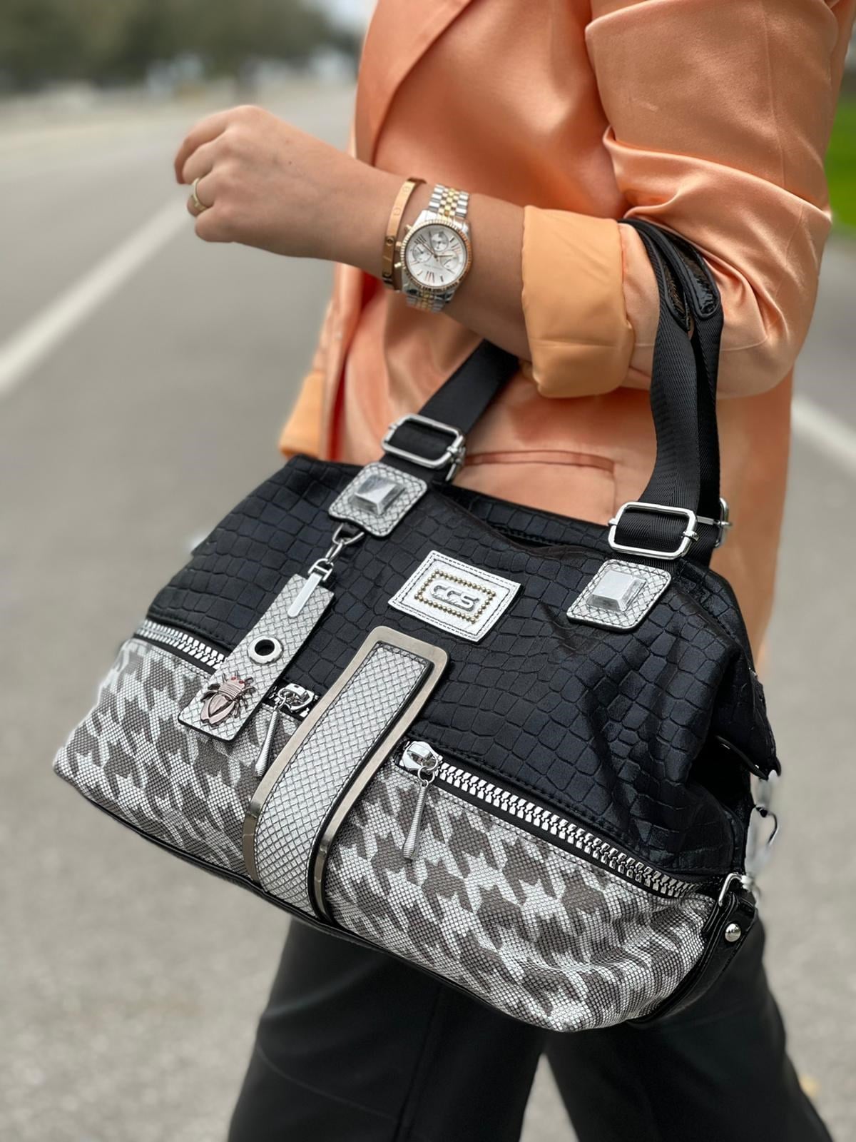 İTHAL ÇANTANONWOVENKaz Ayağı İthal Çanta