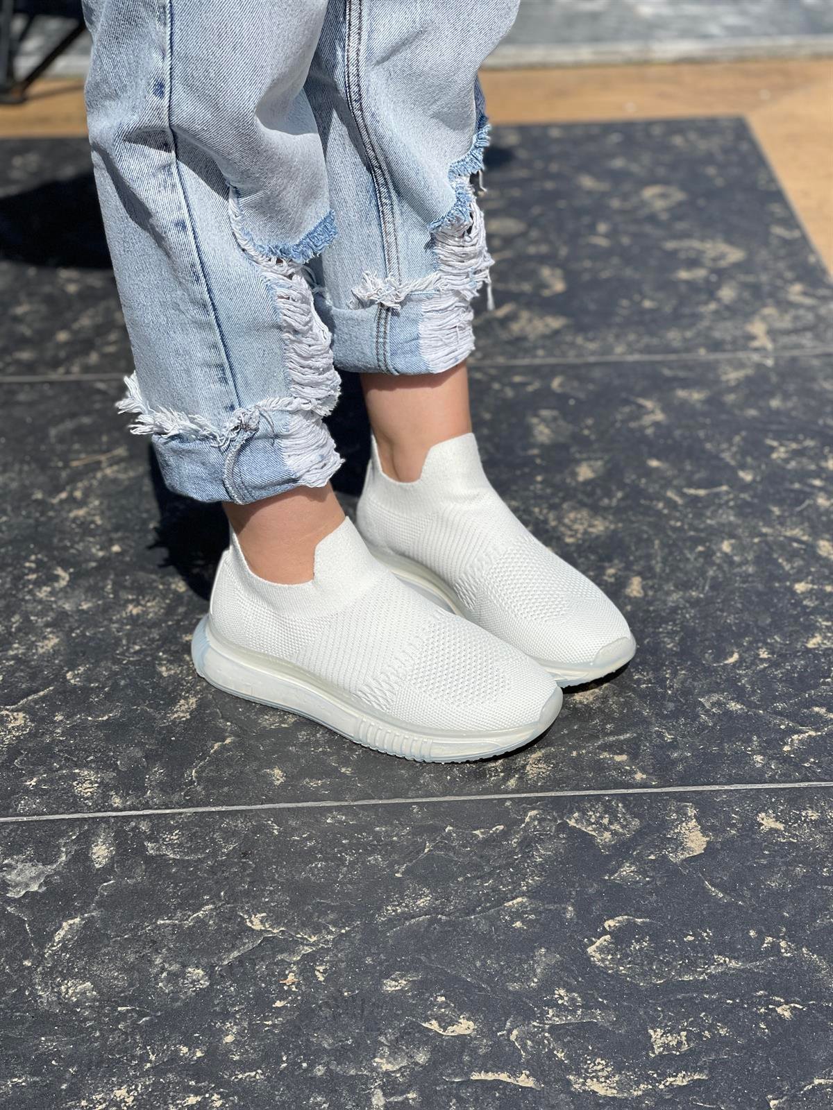 SPOR AYAKABI Kubra ShoesTURNER BASİC TRİKO KADIN SPOR AYAKKABI