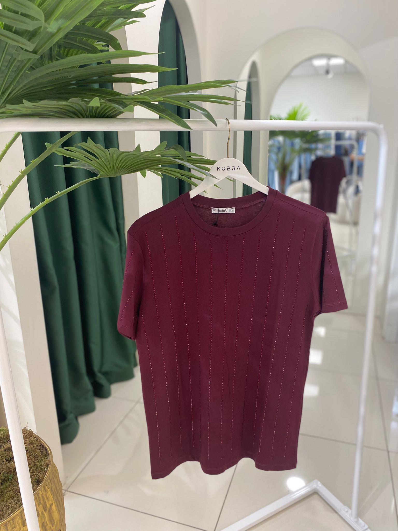 T-shirtÇİZGİ TAŞLI TSHİRT